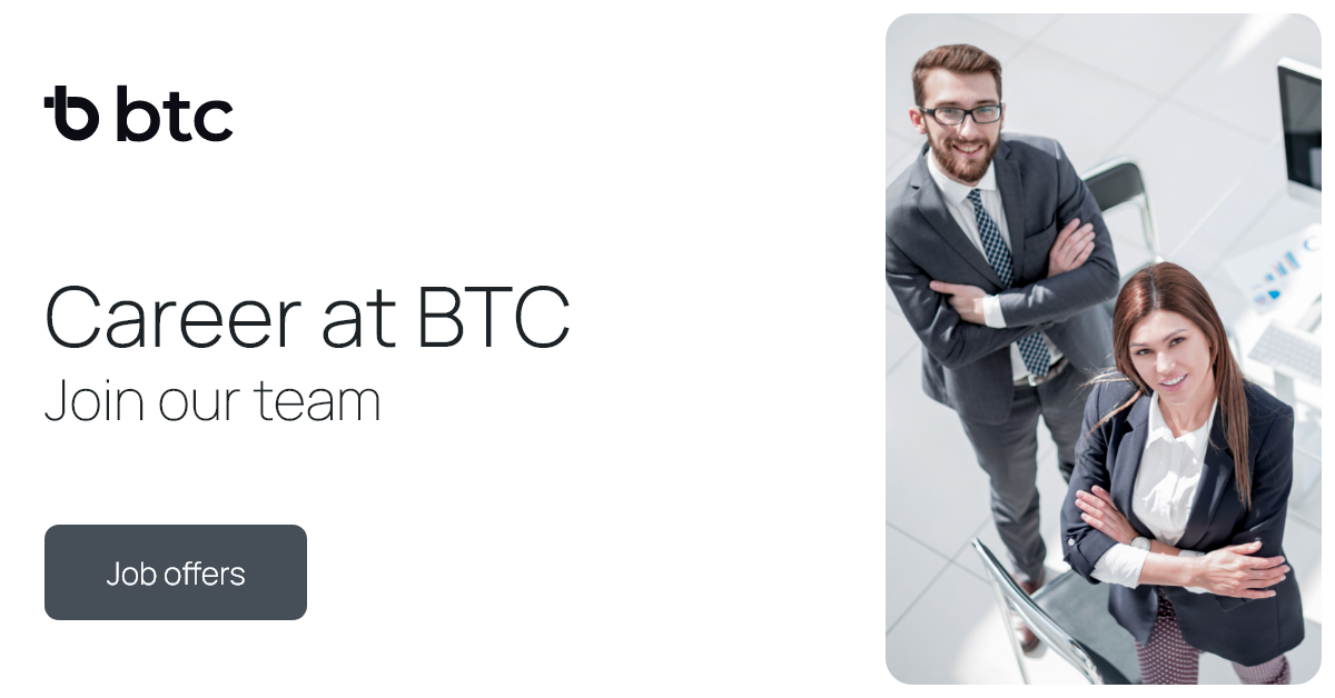 Join the BTC Team - Your career at an innovative IT company