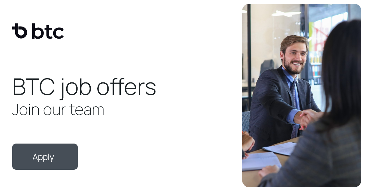 Join the BTC Team - Your career at an innovative IT company