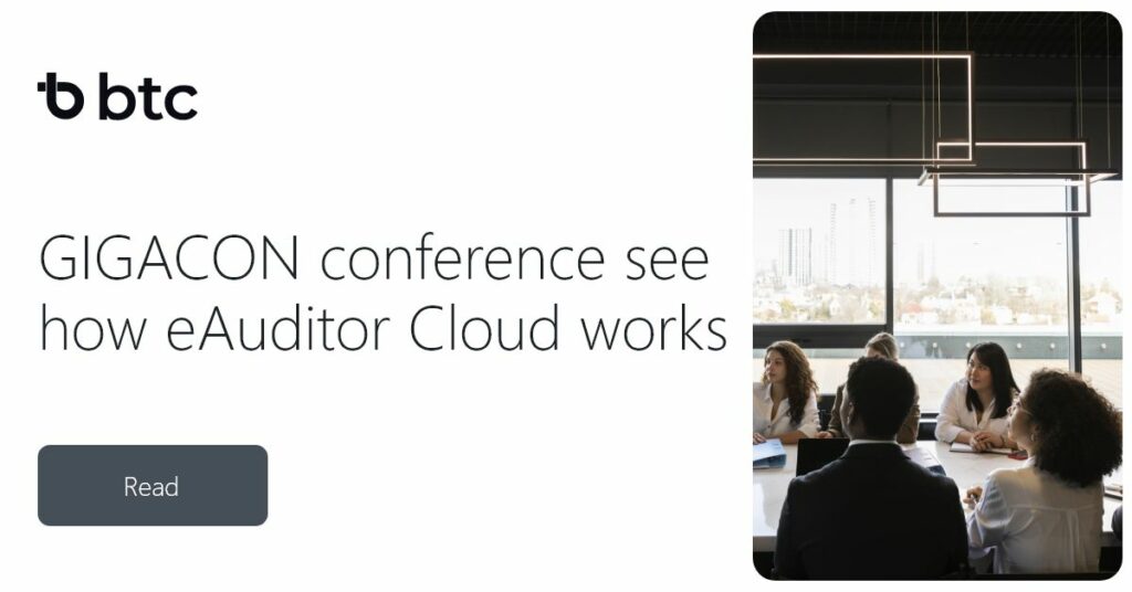 GIGACON conference see how eAuditor Cloud works