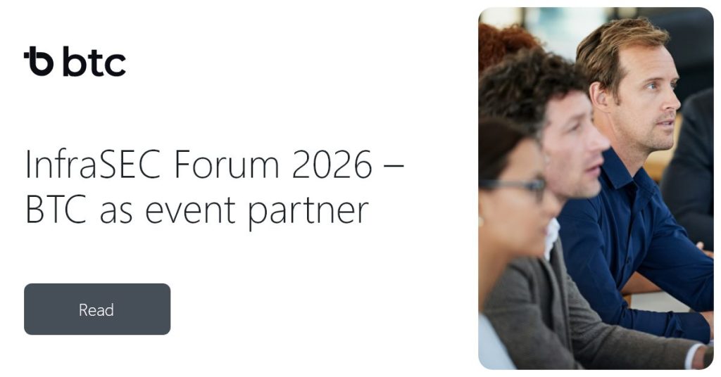 InfraSEC Forum 2026 – BTC as event partner