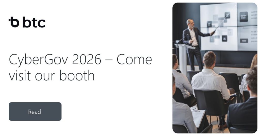 CyberGov 2026 – Come visit our booth